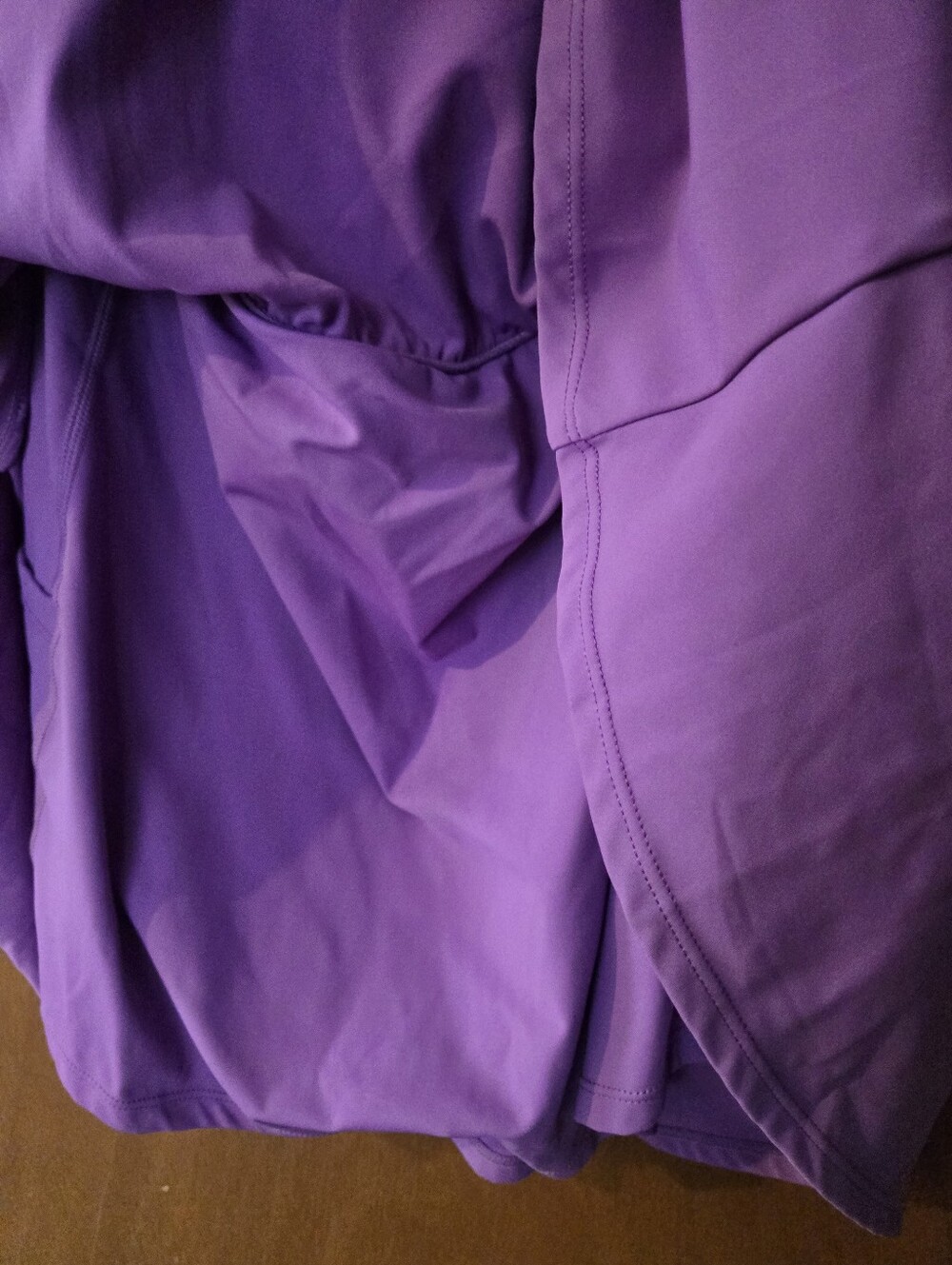 NWOT Halara Athletic Dress Purple Softlyzero Airy Twisted Easy Peezy Active XL - Picture 3 of 3